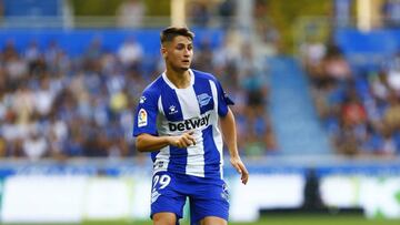 Borja Sainz, jugador del Alavés