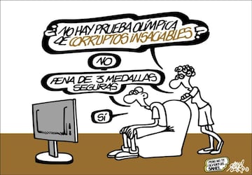 Las mejores viñetas deportivas de Forges