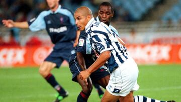 Juan Gómez con la Real.