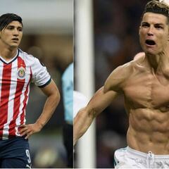 Alan Pulido se compara con Cristiano Ronaldo
