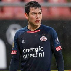 Luuk de Jong rescata al PSV, con el 'Chucky' Lozano en la cancha