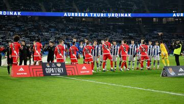 16/01/25 PARTIDO OCTAVOS COPA DEL REY
REAL SOCIEDAD - RAYO VALLECANO
FORMACION PANORAMICA SALUDO