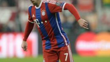 Franck Ribéry, en acción durante un partido del Bayern de Múnich