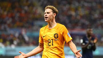 Frenkie de Jong, ante Ecuador.