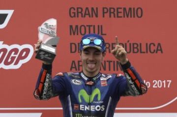 Maverick Viñales, ganador de la carrera
