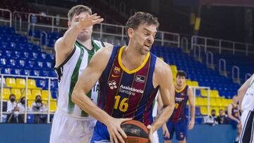 Durante el partido.