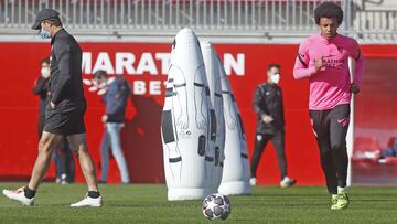 Lopetegui y Koundé.