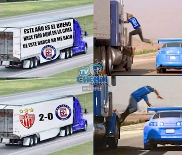 Los memes no se olvidan de la derrota de Cruz Azul ante Necaxa