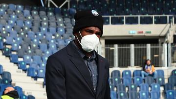 Duván Zapata en el Atalanta en 2020