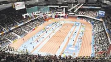 <b>MULTIUSOS. </b>El Palacio de Goya puede acoger diversos deportes.