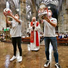El Athletic pide a la Virgen de Begoña recuperar a su gente en San Mamés