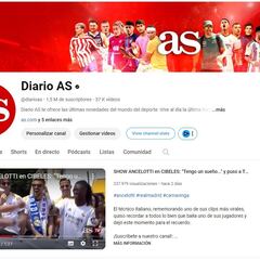 AS supera el millón y medio de suscriptores en Youtube