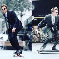 Bate el récord de velocidad sobre un monopatín eléctrico