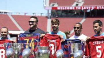 Julio de 2015. Los futbolistas del Barça estuvieron 10 días de gira por Estados Unidos.
