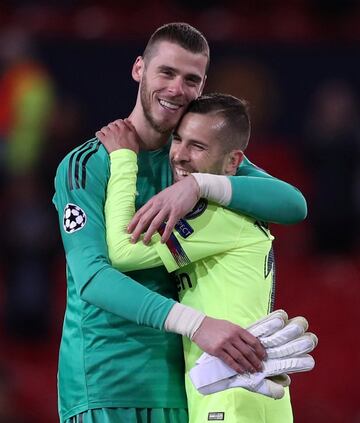 David de Gea y Jordi Alba.