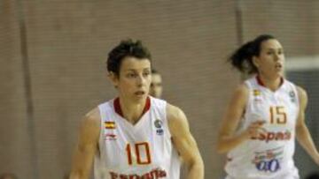 La jugadora de la Selección Española, Elisa Aguilar.