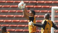 David Gonz&aacute;lez en el entrenamiento del DIM antes de la semifinal ante el Deportes Tolima.