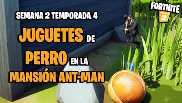 Desaf&iacute;o de Fortnite: &iquest;d&oacute;nde est&aacute;n los juguetes de perro en la mansi&oacute;n de Ant-Man?