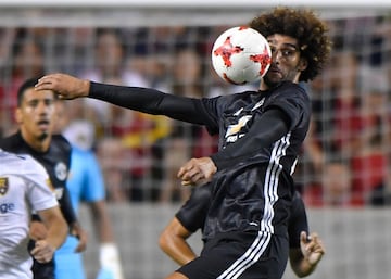 Fellaini in action against Real Salt Lake