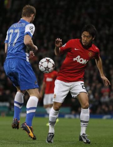 Shinji Kagawa y David Zurutuza.