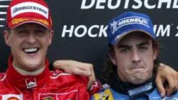 <B>RUMORES.</B> Briatore está cansado de los rumores que sitúan a Alonso en Ferrari y asegura que cuando se vaya Schumacher a Maranello no llegará nadie.