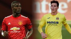 Eric Bailly, jugador del Manchester United, y Pau Torres, futbolista del Villarreal CF.