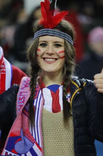 Las imágenes del Atlético de Madrid- Real Madrid