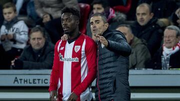 Gaizka Garitano con Williams.