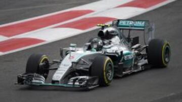 Nico Rosberg fue el mejor de los últimos libres.