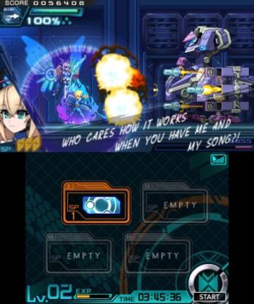 Captura de pantalla - Azure Striker Gunvolt 2 (3DS)