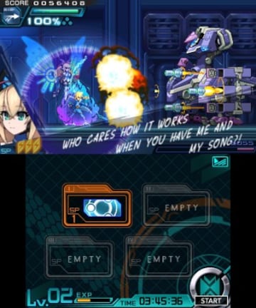 Captura de pantalla - Azure Striker Gunvolt 2 (3DS)