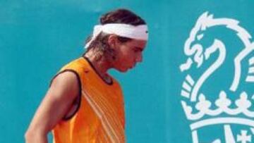 <b>AGOTADO</b>. El mallorquín acusó en Valencia el exceso de minutos sobre la pista y se mostró demasiado errático frente a Andreev.