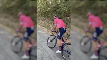 Así se prepara Rigoberto Urán para el Giro de la Toscana