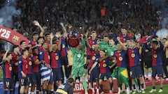 Barça’s best moments from league title celebration at Montjuïc