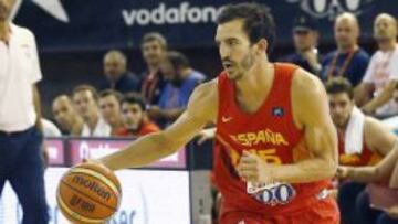 Pau Ribas, en el partido de su debut ante Canad&aacute;.