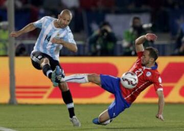 10. Javier Mascherano: 10,075 minutos en 121 partidos.