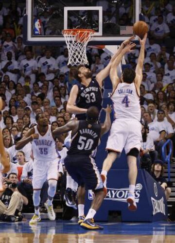 El equipo del pívot español se impuso 84-88 a los Oklahoma City Thunder en el Chesapeake Energy Arena de Oklahoma City.