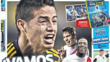 James Rodríguez es protagonista en la prensa peruana.