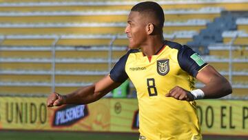 Carlos Gruezo, volante de la Selecci&oacute;n de Ecuador es la primera baja confirmada para el juego de la fecha 4 de las Eliminatorias a Qatar