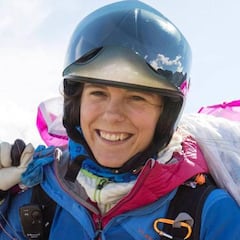 Yael Margelisch rompe el récord femenino de cross con 263 kilómetros en parapente