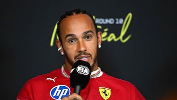 Lewis Hamilton (Ferrari). Montreal, Canadá. F1 2025.