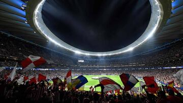 El Wanda Metropolitano, durante el Atl&eacute;tico-Juventus