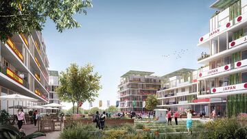 La villa olímpica de París.