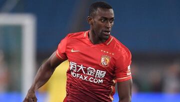 Jackson Mart&iacute;nez, delantero del Guangzhou Evergrande