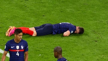 France defender Pavard: I was knocked out for 15 seconds