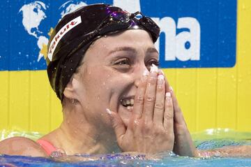 Mireia Belmonte ha conseguido la medalla de oro en los Mundiales de Natación de Budapest.