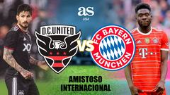 DC United vs Bayern Münich en vivo: Amistoso Internacional en directo online