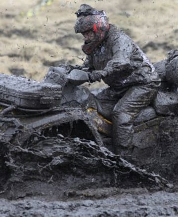 Carrera regional de quad en Krasnoyarsk en Siberia.