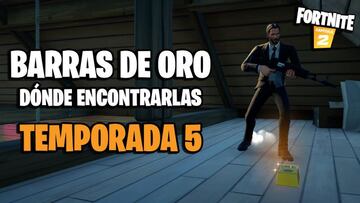 Barras de Oro en Fortnite: c&oacute;mo conseguirlas y para qu&eacute; sirven en la Temporada 5