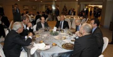 Las imágenes de la comida navideña del Real Madrid